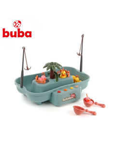 Комплект за риболов Buba Go Fishing, 889-191, патета, сив