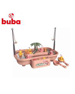 Комплект за риболов Buba Go Fishing, 889-192, патета, розов