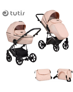 Бебешка количка Tutis VIVA 4 LUX 2в1, 062 Rose Quartz