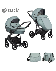 Бебешка количка Tutis VIVA 4 LUX 2в1, 063 Turquoise
