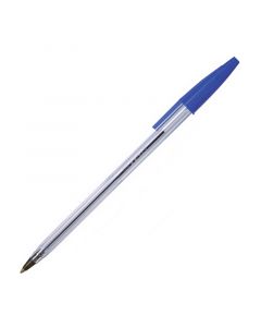 Beifa Химикалка A+ 934, 1.0 mm, прозрачна, синя, 50 броя