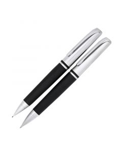 TOPiCO Комплект химикалка и автоматичен молив Editor, черен, в кутия