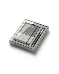 Faber-Castell Комплект Ambition, химикалка и тефтер, A6, черен