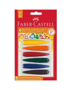 Faber-Castell Пастели Finger, 6 цвята