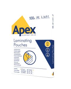 Фолио за ламиниране Apex, A4, 80 μm, 100 броя