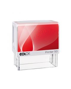 Colop Печат Printer 50, правоъгълен, 30 x 69 mm, син