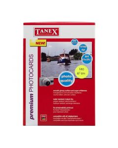 Tanex Фото хартия, 10 x 15 cm, 180 g/m2, гланц, 100 листа