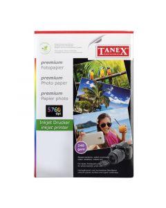 Tanex Фото хартия, A4, 240 g/m2, гланц, 25 листа
