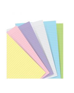 Filofax Пълнител за тефтер, A5, на редове, цветен, 60 листа