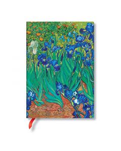 Paperblanks Тефтер Van Goghs Irises, Midi, твърда корица, 72 листа