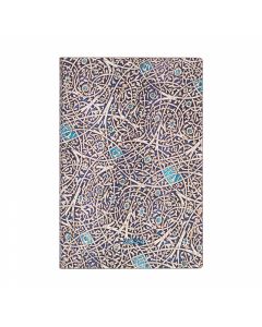 Paperblanks Планер Granada Turquoise, Mini, хоризонтален, мека корица, 88 листа, за 2024 година