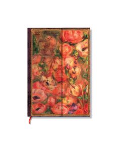 Paperblanks Тефтер Renoir to Morisot, Midi, широки редове, твърда корица, 72 листа 1570180981