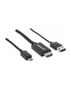 Manhattan Кабел, VGA/USB към HDMI Female