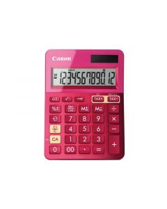 Canon Настолен калкулатор LS-123K, 12-разряден, розов
