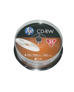 HP CD-RW, 700 MB, 25 броя в шпиндел