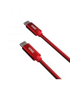 Yenkee Кабел USB Type-C към USB Type-C, 1 m, червен