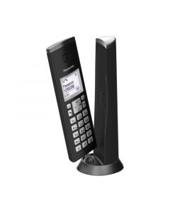 Panasonic DECT телефон KX-TGK210FXB, безжичен, черен