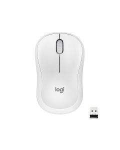 Logitech Мишка M220, безжична, оптична, USB, 1000 dpi, бяла