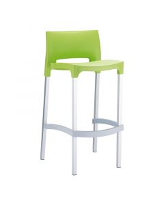 RFG Бар стол Joy, пластмасов, светлозелен
