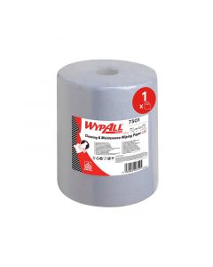 WypAll Кърпи за почистване L20 7301, на ролка, 38 х 32.5 cm, 500 къса, сини