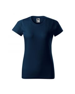 Malfini Дамска тениска Basic 134, размер XL, нави синя
