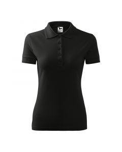 Malfini Дамска тениска Pique Polo 210, размер L, черна
