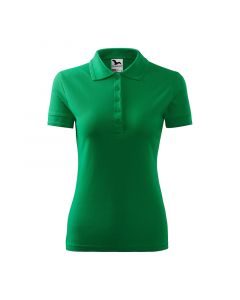 Malfini Дамска тениска Pique Polo 210, размер M, зелена
