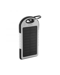 Cool Мобилна батерия Lenard Solar, 4000 mAh, бяло-черна