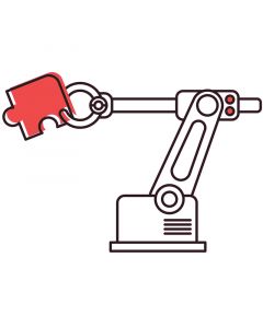STEM Стикер, Роботика и кибер-физични системи, комплект I2, 50 cm, стикер 3