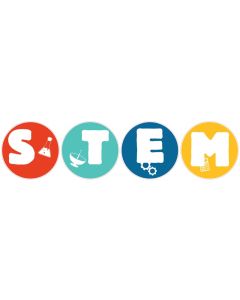 STEM Стикер, Вход СТЕМ зона, комплект J1, 50 cm, стикер 9