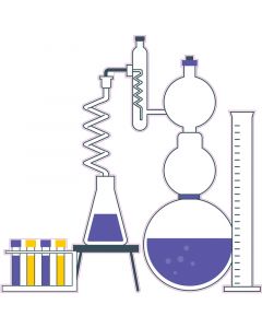 STEM Стикер, Природни науки - Химия, комплект H10, 80 cm, стикер 3