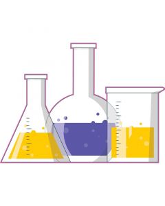STEM Стикер, Природни науки - Химия, комплект H10, 80 cm, стикер 5