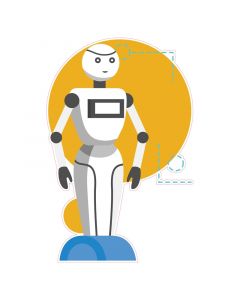 STEM Стикер, Роботика и кибер-физични системи, комплект I8, 80 cm, стикер 1