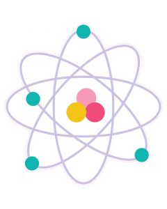 STEM Стикер, Природни науки - Физика, комплект G7, 150 cm, стикер 6