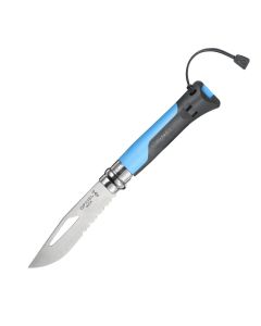Туристически сгъваем нож Opinel №8 Outdoor Soft Blue, острие 8.5см