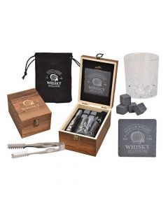 Уиски сет 8 части, в дървена кутия - Whisky Gift Sets