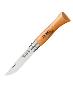 Сгъваем нож Opinel №6 Carbone, острие 7 см