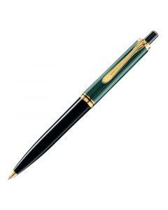 Химикалка Pelikan - Souveran 400 Series, Black/Green