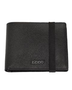 Мъжки портфейл Zippo Saffiano Top-Fold Strap, RFID защита