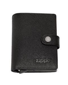 Компактен портфейл Zippo Saffiano Flip, RFID защита