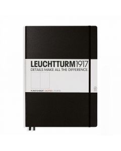Тефтер А4+ Leuchtturm1917 Notebook Master Classic Black, твърди корици, Точки