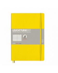 Тефтер B5 Leuchtturm1917 Notebook Composition Lemon, мека корица, Чисто бяла