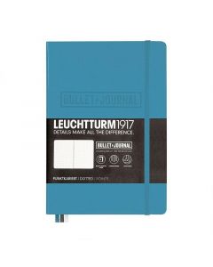 Тефтер А5 Leuchtturm1917 Bullet Journal Notebook Nordic Blue, твърди корици