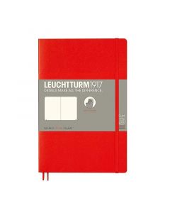 Тефтер B6+ Leuchtturm1917 Notebook Paperback Red, мека корица, Точки