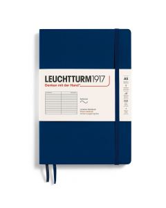Тефтер A5 Leuchtturm1917 Notebook Classic Navy, мека корица