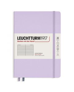Тефтер А5 Leuchtturm1917  Smooth Colors Collection Lilac, твърди корици, Редове