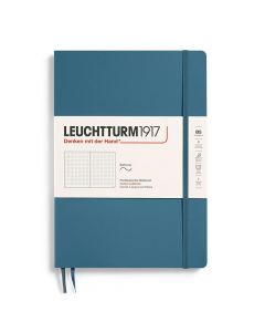 Тефтер B5 Leuchtturm1917 Notebook Composition Stone Blue, мека корица, Точки