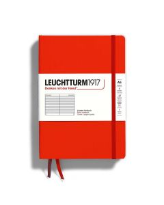 Тефтер Leuchtturm1917 Natural Colors Fox Red, A5, твърди корици, Точки