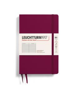 Тефтер B6+ Leuchtturm1917 Notebook Paperback Port Red, твърди корици, Точки