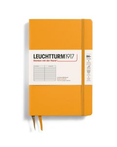 Тефтер B6+ Leuchtturm1917 Notebook Paperback Rising Sun, твърди корици, Редове
